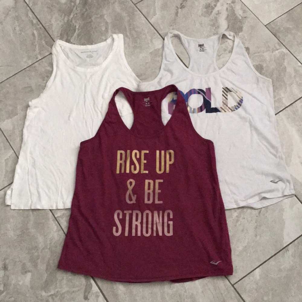EVERLAST/ AMERICAN EAGLE Women Tank Tops / Bundle of Three Pieces | M